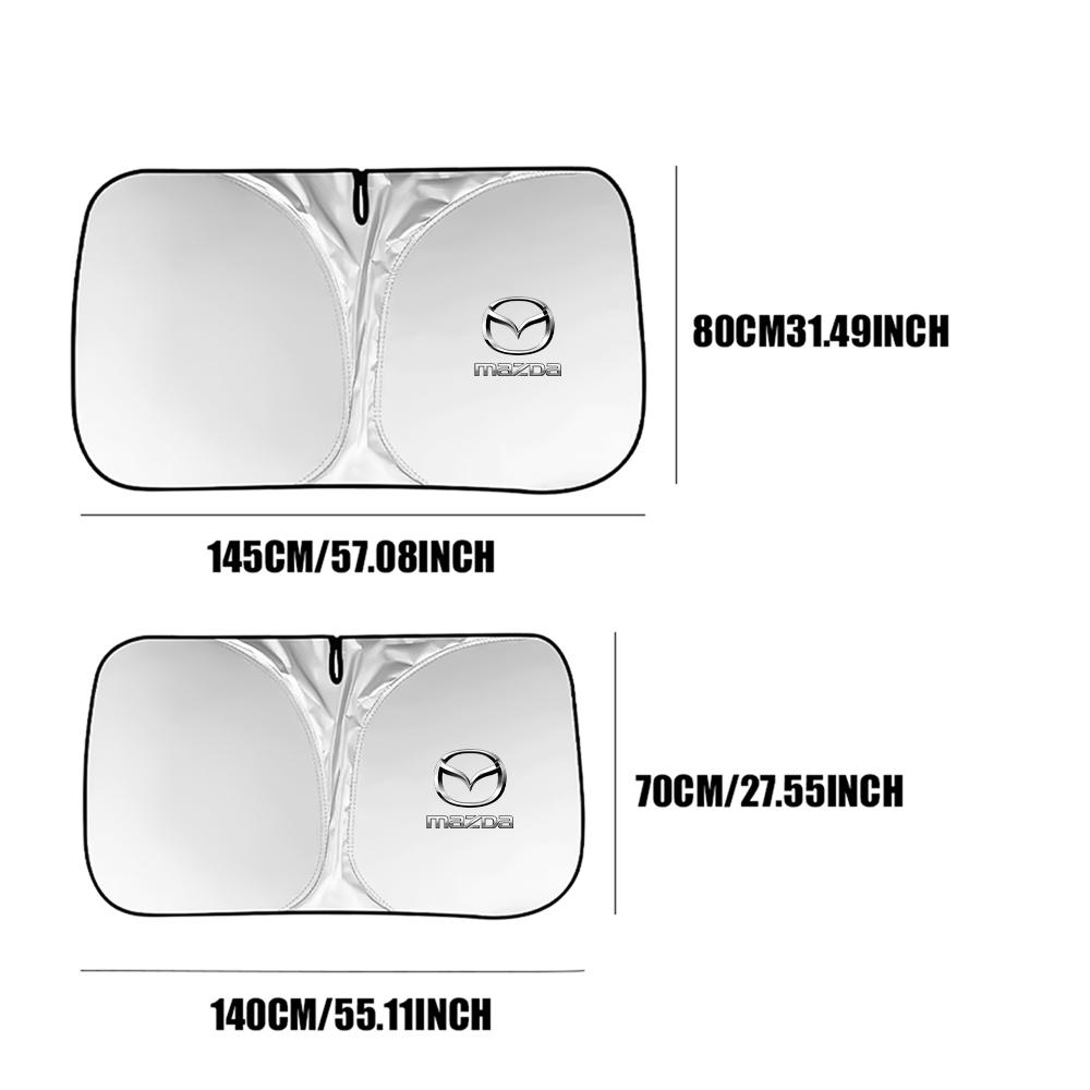 Windshield Sunshade Car Window Sun Shade Cover Auto Sun Visor For Mazda 2 3 6 CX3 CX4 CX5 CX7 CX8 CX9 CX30 RX7 Atenza Axela MS bg1