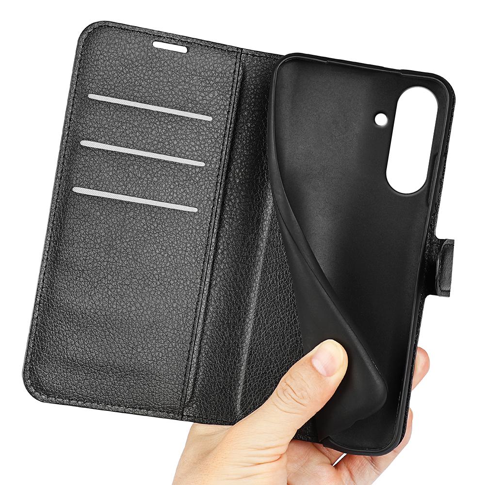 For Samsung Galaxy A57 5G Case Wallet Stand Litchi Texture Shockproof Leather Phone Cover