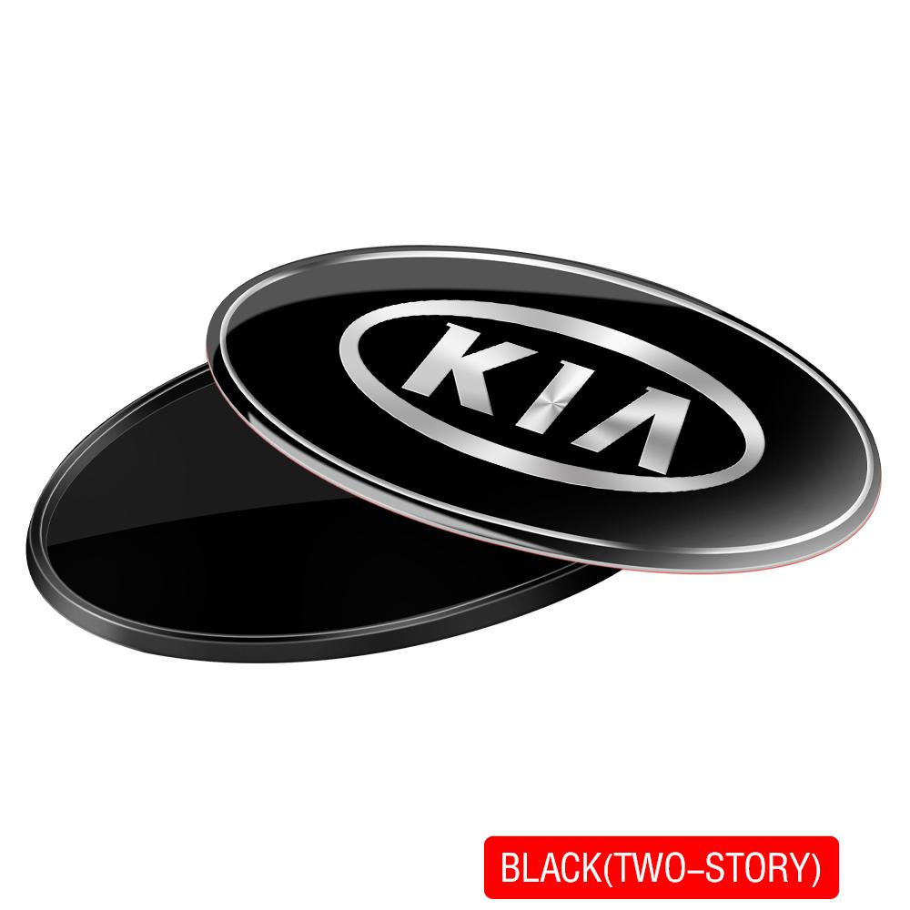 3D Car Aluminum Metal Logo Badge Body Fender Trunk Decoration Stickers For KIA Stinger RIO Sorento Picanto Ceed Borrego Syros K5 MT8