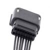 16 Pin 7-Wire Car LED Headlight Connector Pigtail Harness Accessories Fit For Ford F-150 Expedition