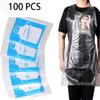 100 шт. прозрачный антизагрязняющий фартук уборка кухни фартуки для готовки новый одноразовый фартук для взрослых