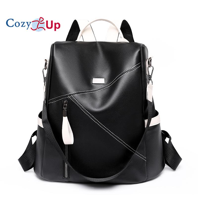 Двойная сумка через плечо Cosy Up, женский дорожный рюкзак из мягкой кожи, женская сумка для отдыха большой вместимости двойного назначения