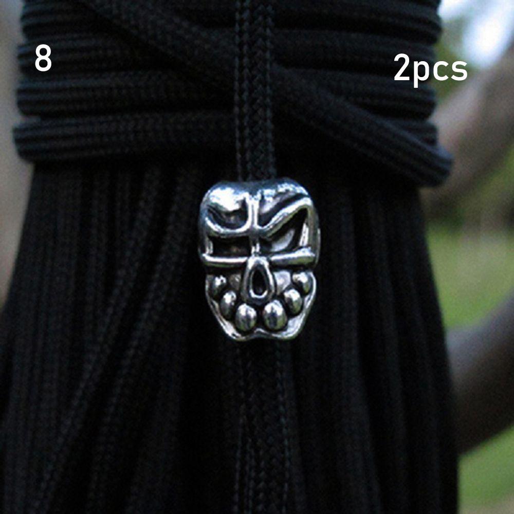 Пряжка Металлические подвески Череп Паракорд Браслет Аксессуары Бусины Паракорд Нож Ремешки Украшения