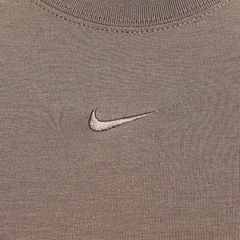Nike Женская вязаная укороченная футболка с коротким рукавом Chill Knit