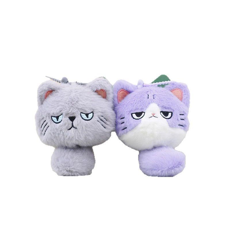 Plushie Cat Mini Keychain With Pp Cotton Stuffing For Bag Accessories Keychains