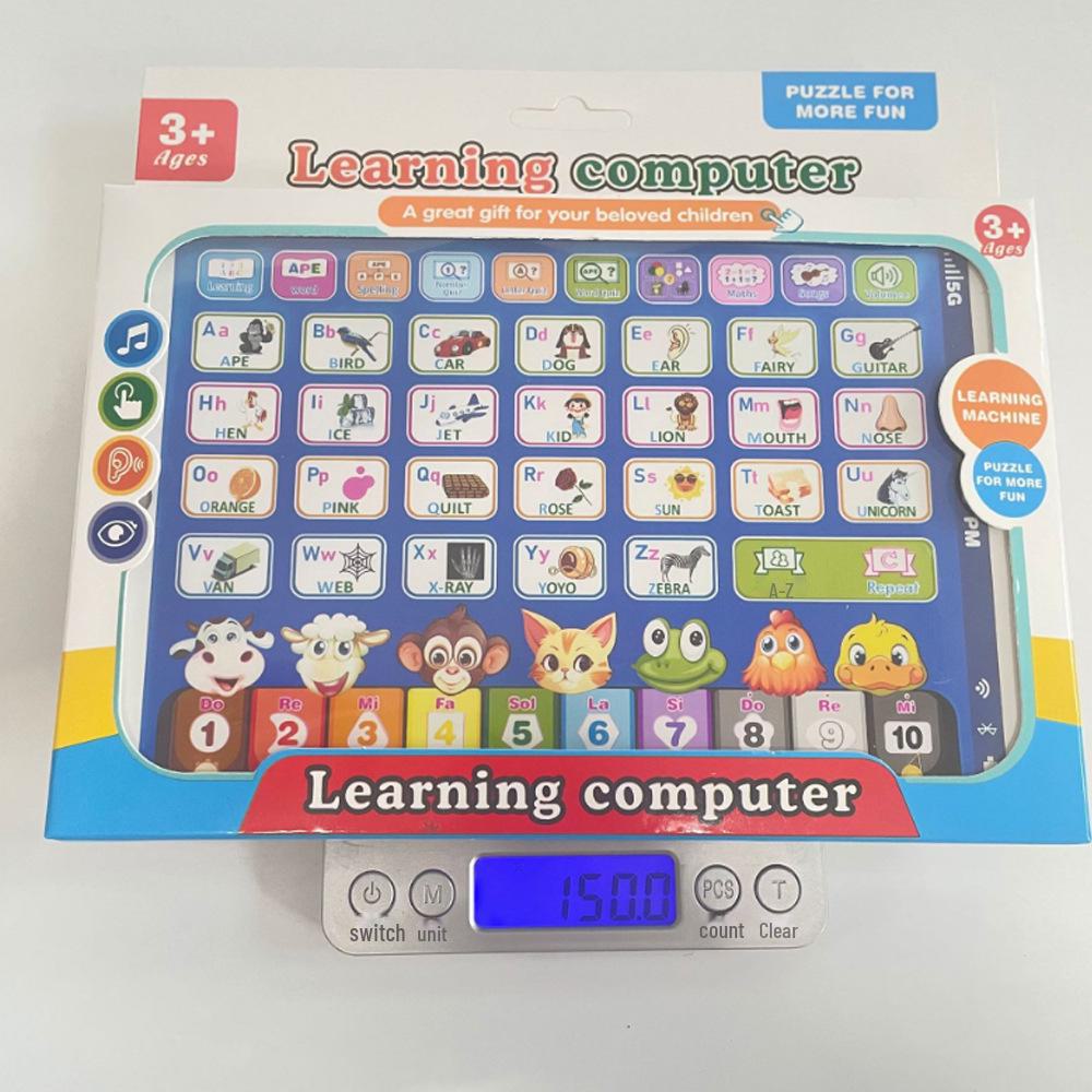 Bilingual Learning Tablet: Touchscreen Educational Toy for Kids with Stories & Games
