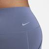 Nike Universal Solid High-Waisted Tight Nine-Point Sports Pants Women Pants Finn-Blue Black DQ5898-491