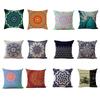 Chic Vintage Cotton Linen Throw Pillow Case Cushion Cover For Sofa And Bedside