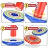 Rotating Toy Flying Stacking Gyroscopes Interesting Launcher Gyroscope Set  Kids Toy