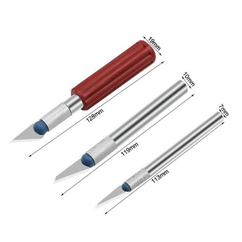 13 в 1 Металлический нож для резьбы в стиле ручки Художественный резак для печатей Ручной Комбинированный Резак для бумаги Нескользящий Гаджет DIY Прецизионный Инструмент для ремонта