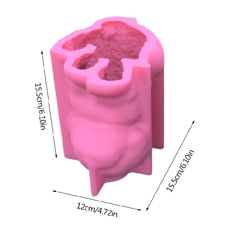 Силиконовая форма для большой собаки, форма для гипса, эпоксидной смолы, ароматической свечи для домашнего декора