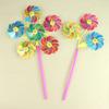 Colorful Windmill Cartoon Pinwheel Wind Spinner Home Garden Yard Decor Kid Toy