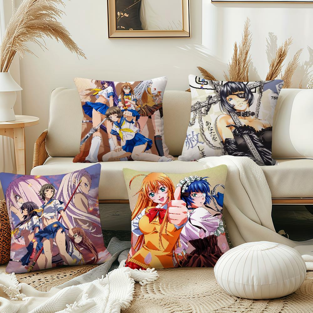 Аниме манга Ikki tousen Dragon D-Destiny Удобная мягкая наволочка hogar для дивана гостиной кровати домашнего декора Защитные чехлы