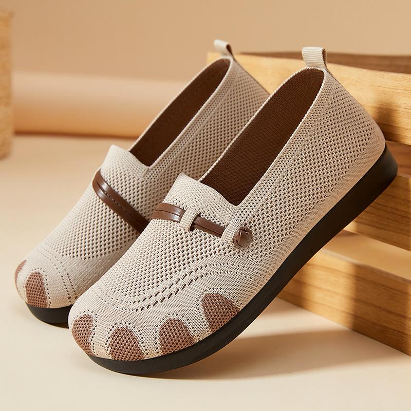 Туфли женские летние новые одинарные туфли женские повседневные туфли широкая стопа полная стопа одна педаль туфли для мамы