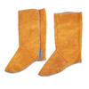 1Pair Cowhide Heat Proof Flame Retardant Welding Boot Cover Welder Leg Foot Protection