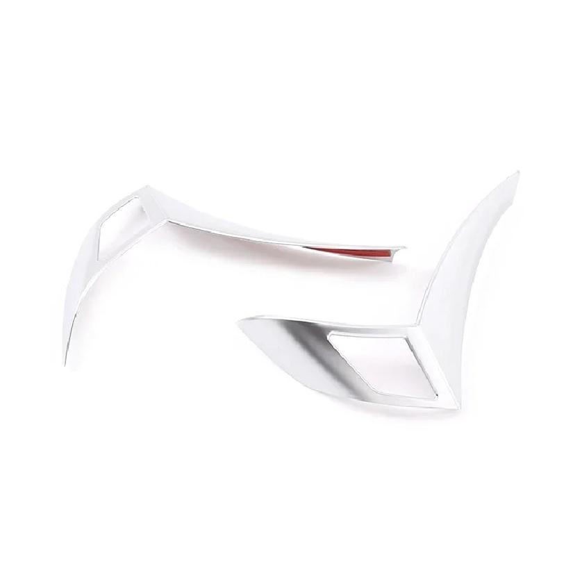 For 2003-2010 BMW 5 Series E60 E61 ABS steering wheel bright button decorative frame stickers car interior accessories