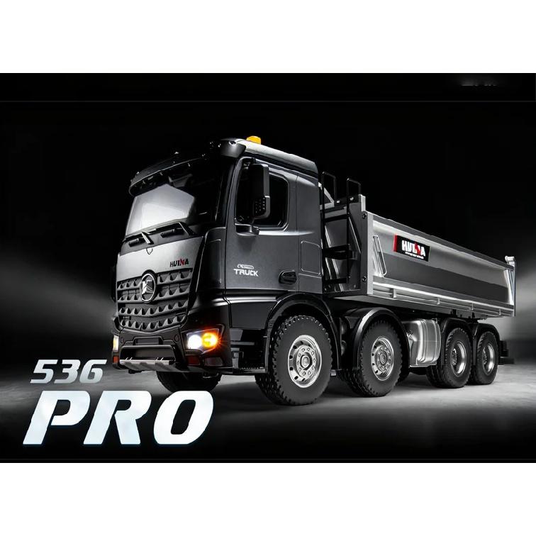 Huina RC Model 536PRO High end Heavy duty Remote Controlled Loading dump truck Alloy Boys Full Scale Engineering Vehicle dump