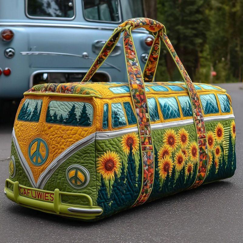 Station Bus Series Travel Bag Fashion Printed Ladies Yoga Bag Handbag