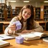 Настольное украшение для исцеления, Игрушка-пищалка «Черничный чизкейк», Медленно поднимающаяся игрушка-антистресс для детей и взрослых, Сенсорный тренажер для рук, Декорация