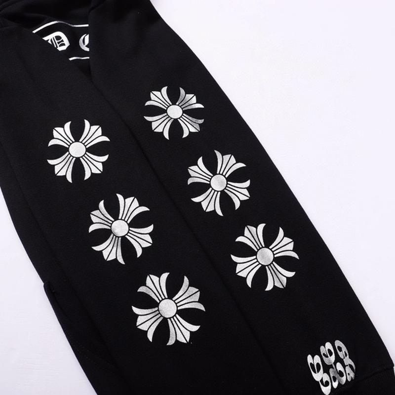 810 CHROME HEARTS Осень-Зима 2026 Новая Классическая Толстовка с Капюшоном Большого Размера с Логотипом, Подходит для Ношения Парами