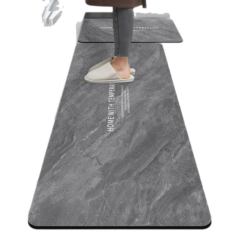 Коврик для пола кухни Diatom Mud Dirty Anti-slip Mat Simple Air-Soaching Water Absorbing Mat Home Easy to Cleaning Long Foot Mat