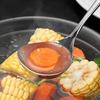Утолщенная ложка из нержавеющей стали, серебряный половник для супа, креативная ложка для тушеного мяса в отеле, кухонные принадлежности