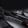 Car Seats Gap Filler Storage Box PU Leather Black Seat Organizer Auto Accessories for