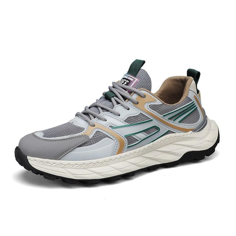 Мужская дышащая спортивная обувь для бега с летающей тканью, модные повседневные сетчатые кроссовки, уличные легкие кроссовки