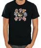 Fun Cartoon Mushroom Figures, Short Sleeve Men T Shirt G559