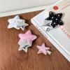 1 Pair Stars Hair Clip Simple with Five Pointed Stars Clip Headpiece Bangs Shredded Hair Clip Side Duck Bill Clip Children's Hair Accessories
