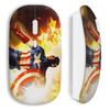 Беспроводная мышь Капитан Америка Огонь