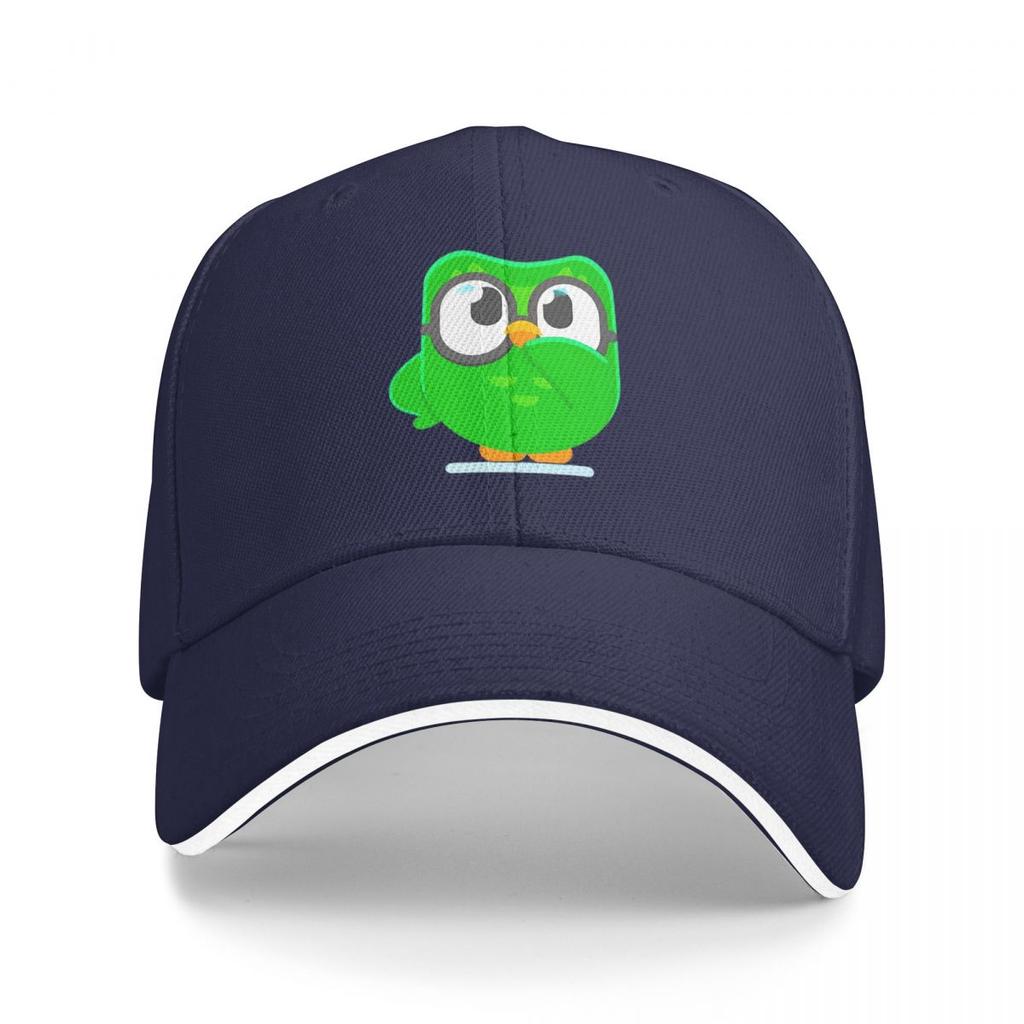 Кепки-бейсболки Snapback с принтом совы Duolingo Duo, дышащие, повседневные, кепки, для улицы, унисекс
