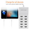 10 USB зарядная станция-разветвитель 60 Вт зарядное устройство для мобильного телефона концентратор Smart IC зарядка универсальная для iPhone ipad Samsung MP3