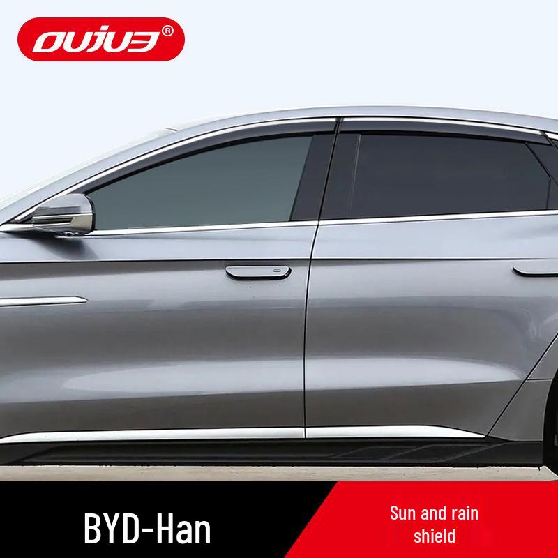 Дефлекторы боковых окон BYD Han DM DMi и Ev DMp: Аксессуары для отделки