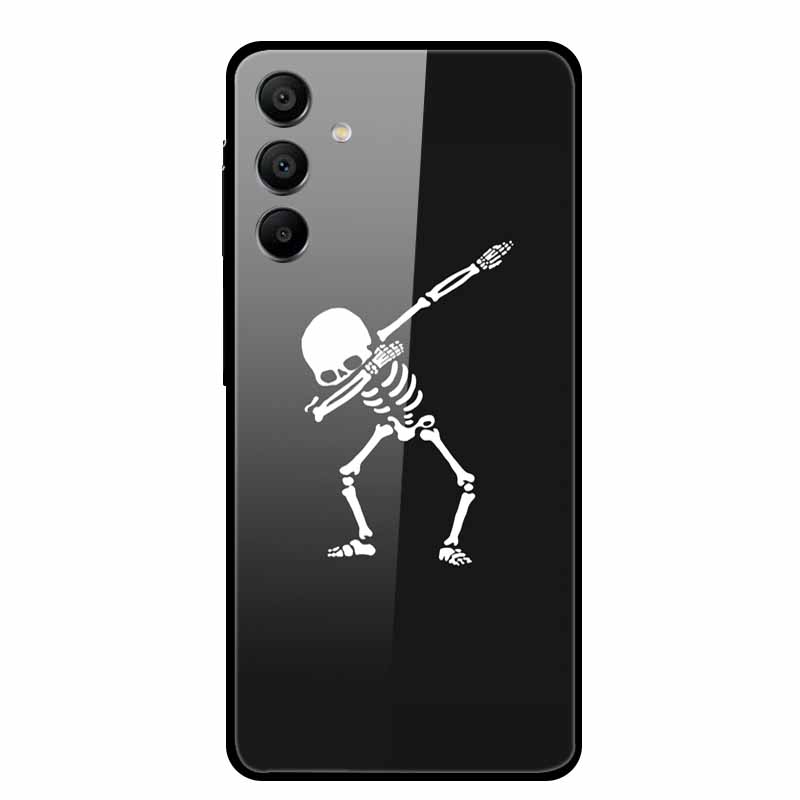 Закаленное Стекло Чехол для Samsung Galaxy A16 5G Задняя Крышка Жесткий Чехол для SamsungA16 Чехол для Телефона Fundas Крутой Защитный Милый Бампер