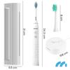 Maltec Toothie X1 WH Sonic Electric Toothbrush with Case and 6 Heads