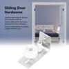 Carbon Steel Floor Guide Silver Sliding Door Hardwares Hardware Door Roller Guide  Doors