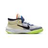 Nike Team Hustle D 10 FlyEase PS Белые разноцветные детские кроссовки Laser-Orange Black FB1881-101