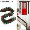 Рождественская гирлянда Пуансеттия Украшение Легко повесить
