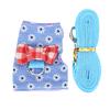Small Animal Pet Leash Harness Set Breathable Chest Strap Traction Rope for Bunny Hamster Guinea