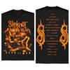 Slipknot 2021 Североамериканский тур Участники группы Маска Двусторонняя Винтажная Футболка, Унисекс Nu-Metal Фанат Уличная Одежда Футболка, 100% Хлопок Повседневная С Коротким Рукавом