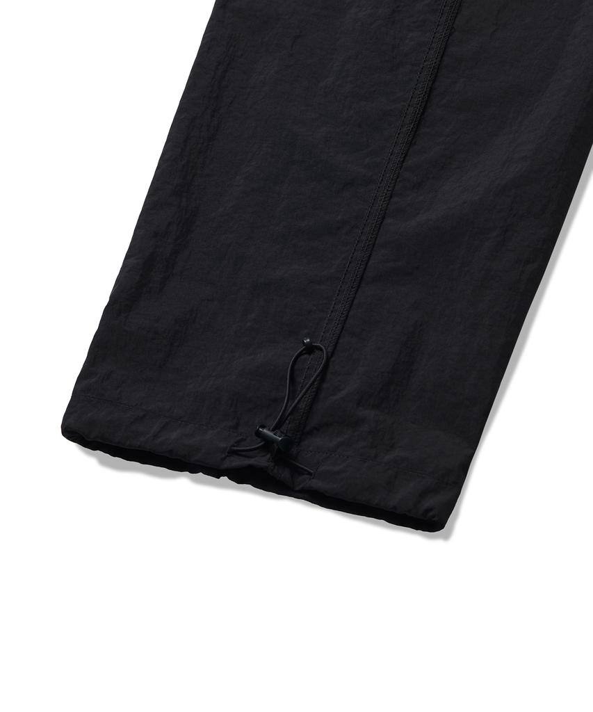 MUSINSA STANDARD Nylon Wide String Pants [Black]