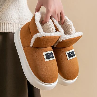 Хлопковые тапочки высокого класса для зимы, домашние, противоскользящие и для повседневной носки на улице. Хлопковые тапочки с толстым бархатом и теплая хлопковая обувь