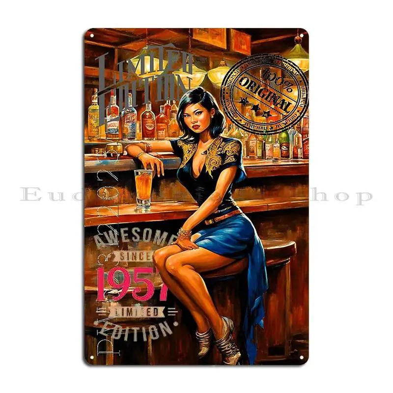 The Babes Of Bourbon Vol Водка Vixen Edition Сексуальная Винтажная Пин-ап Арт Иллюстрация Металлическая Табличка Постер Гостиная Клуб Бар