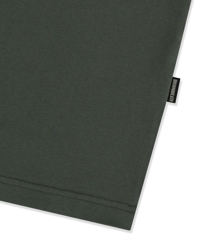 BROWNBREATH Tag Tee - Khaki