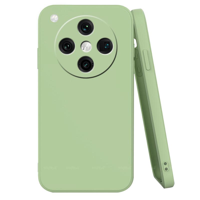 Для OPPO Find X8 Pro Чехол OPPO Find X8 Pro Capas Жидкий силиконовый бампер противоударный задний TPU Мягкие чехлы OPPO Find X8 Pro