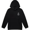 Vans С капюшоном, хлопковый повседневный простой свитшот, детские топы, черный цвет VN000G31BLK