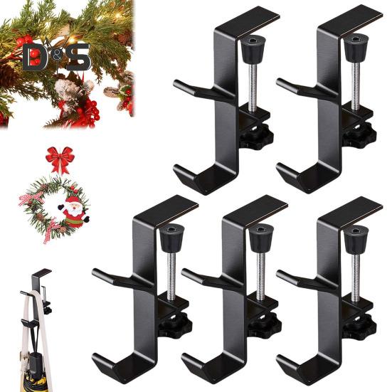 4 шт. рождественских вешалок для чулок, держатели для каминной полки, прочная несущая регулируемая конструкция, держатели для чулок для каминной полки