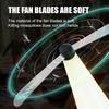 Outdoor Multifunctional Fly Repelling Fan and Mosquito Repeller with Blade Charging Light