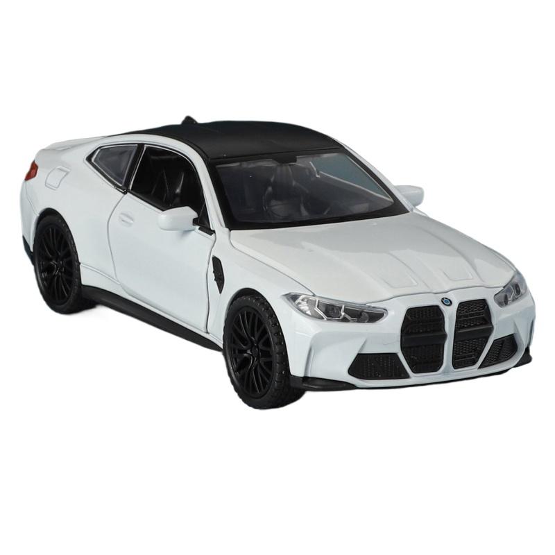 1/32 BMW M4 G82 Купе Сплав Модель Спортивного Автомобиля Литой Металлический Транспорт Автомодель Симуляция Звук и Свет Коллекция Детская Игрушка Подарок